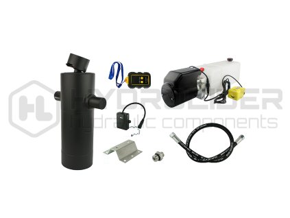 Hydraulika pro skl pŘcˇ pýˇvŘs. Sada skl pŘnˇ k 10 tun + 24V nap jecˇ zdroj s bezdr tověm ovl d nˇm + zdvih 1200 v lec