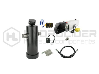 Hydraulika pro skl pŘcˇ pýˇvŘs. Sada skl pŘnˇ k 8 tun + 12V nap jecˇ zdroj s bezdr tověm ovl d nˇm + zdvih 1237 v lec