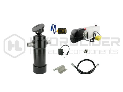 Hydraulika pro skl pŘcˇ pýˇvŘs. Sada skl pŘnˇ k 7 tun + 24V nap jecˇ zdroj s bezdr tověm ovl d nˇm + zdvih 910 v lec