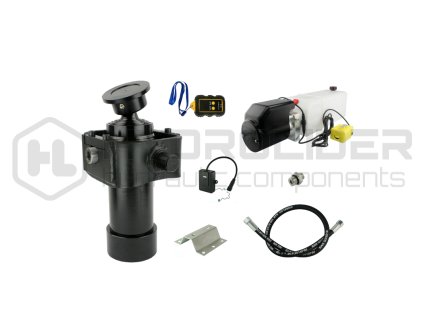 Hydraulika pro skl pŘcˇ pýˇvŘs. Sada skl pŘnˇ k 7 tun + 24V nap jecˇ zdroj s bezdr tověm ovl d nˇm + zdvih 910 v lec