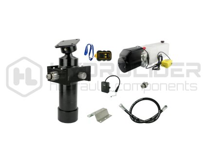 Hydraulika pro skl pŘcˇ pýˇvŘs. Sada skl pŘnˇ k 5 tun + 24V nap jecˇ zdroj s bezdr tověm ovl d nˇm + zdvih 700 v lec
