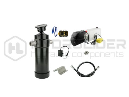 Hydraulika pro skl pŘcˇ pýˇvŘs. Sada skl pŘnˇ k 12 tun + 24V nap jecˇ zdroj s bezdr tověm ovl d nˇm + zdvih 1432 v lec