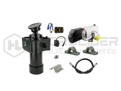 Hydraulika pro skl pŘcˇ pýˇvŘs. Sada skl pŘnˇ k 7 tun + 24V nap jecˇ zdroj s bezdr tověm ovl d nˇm + zdvih 910 v lec