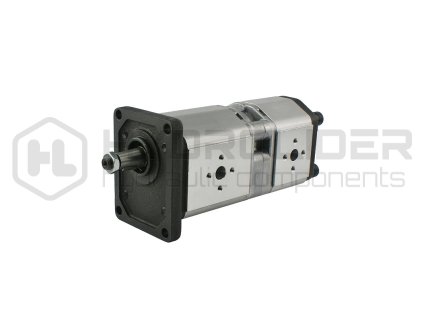 Hydraulick‚ zubov‚ źerpadlo z kony 2-sekce skupina 2 objem: 6/4 cm3/ot. kapacita (1500 ot.): 9/6 L/min