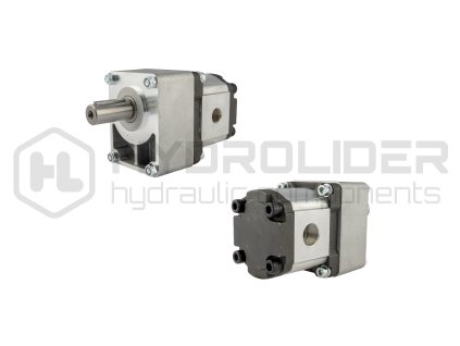 Hydraulick‚ zubov‚ źerpadlo skupiny 2, ot źenˇ ve smŘru hodinověch ruźiźek, objem: 16 cm3 / ot źky (1500 ot./min): 24 l / min s lo§isky