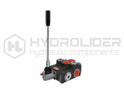 1-sekźnˇ hydraulickě rozvadŘź 160 l/min s odpru§enou p kou s automat polohov nˇ do polohy 0 s cˇvkou pro ovl d nˇ hydromotoru