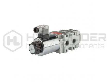 Elektroventil hydraulick  dŘliźka 6/2 90L, elektricky ovl dan  24V (a§ kulatě)
