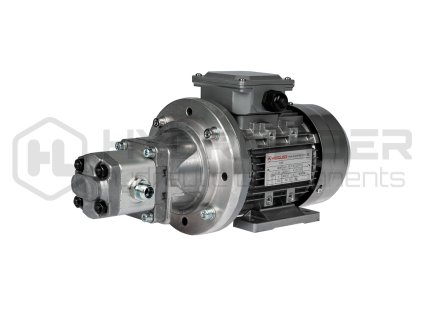 Zubov‚ hydraulick‚ źerpadlo + 3f zově motor 380V 0,75kW v setu se zvonkověm konektorem a spojkovou spojkou, věkon sady: 3,72L/min max. tlak: 9MPa