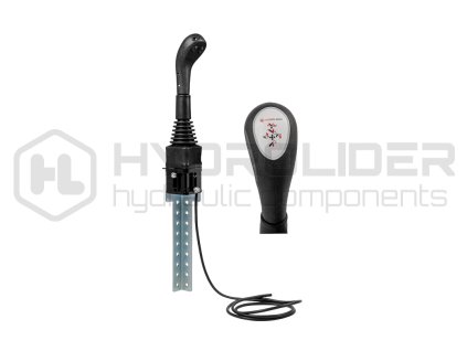 Joystick Hydrolider 3356 se dvŘma tlaźˇtky v sadŘ s uchycenˇm. Uzp…sobeno pro spojovacˇ tyźe na vidlicˇch.