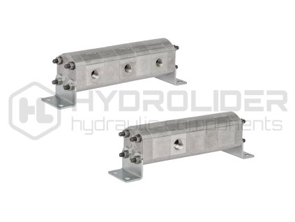 Pýesně ozubeně dŘliź pr…toku oleje GR10 3x1,2cm3 1xIN - 3xOUT bez vyrovn vacˇch ventil…. Rozsah vstupnˇho pr…toku oleje: 4,5 - 12,6L/min.