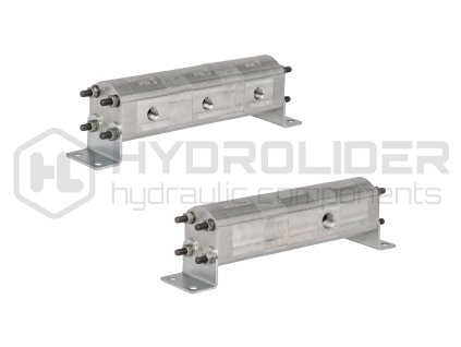 Pýesně ozubeně dŘliź pr…toku oleje GR10 3x3,2cm3 1xIN - 3xOUT bez vyrovn vacˇch ventil…. Rozsah vstupnˇho pr…toku oleje: 11,4 - 32,4L/min.