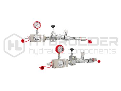 Zaýˇzenˇ pro testov nˇ pr…toku a tlaku v syst‚mu s pr…tokem 4-80L/min, rozsah mŘýicˇho tlaku: 50-250 bar