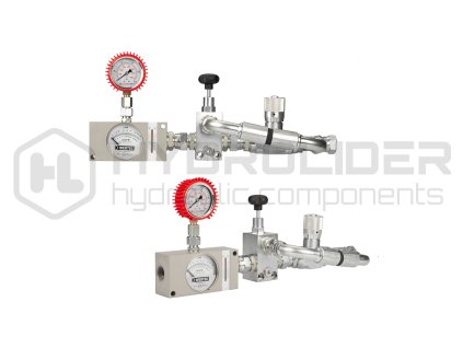 Zaýˇzenˇ pro testov nˇ pr…toku a tlaku v syst‚mu s pr…tokem 4-80L/min, rozsah mŘýicˇho tlaku: 50-250 bar