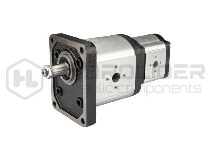 Hydraulické zubové čerpadlo Hydrosila pravé 2-sekční skupina 3 + 2 objem: 39/12 cm3/ot. průtok (1500 ot.): 58/18 l/min