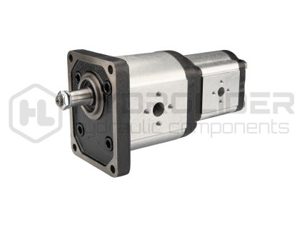 Hydraulické zubové čerpadlo Hydrosila pravé 2-sekční skupina 3 + 2 objem: 39/22 cm3/ot. průtok (1500 ot.): 58/33 l/min