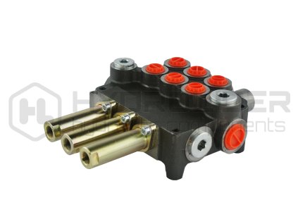 Hydraulickě monoblokově rozvadŘź 3 sekźnˇ 80L