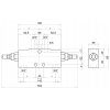 Dvoucestně pýetŘ§ovacˇ a blokovacˇ ventil, overcenter VBCD DE-A z vity: 3/4 "pr…tok: 100L / min max. tlak: 350bar