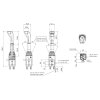 4sekźnˇ hydraulick  sada: 80L rozdŘlovaź s plovoucˇ sekcˇ + dva 6/2 solenoidov‚ ventily + joystick se dvŘma tlaźˇtky + dva 2m kabely