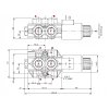 4sekźnˇ hydraulick  sada: 60L rozdŘlovaź s plovoucˇ sekcˇ + dva 6/2 elektromagnetick‚ ventily + joystick se dvŘma tlaźˇtky + dva 1m kabely