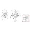 4sekźnˇ hydraulick  sada: 90L rozdŘlovaź s plovoucˇ sekcˇ + dva 6/2 solenoidov‚ ventily + joystick se dvŘma tlaźˇtky + dva 2m kabely
