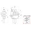 3sekźnˇ hydraulick  sada 80L/min: Joystick 1 tlaźˇtko + 2x Vedenˇ 1m + 2sek. rozdŘlovaź 80L + Solenoidově ventil