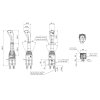 3sekźnˇ hydraulick  sada 80L/min: Joystick 1 tlaźˇtko + 2x Vedenˇ 1m + 2sek. rozdŘlovaź 80L + Solenoidově ventil
