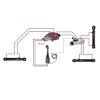 3-sekźnˇ sada hydraulick‚ho joysticku 1 tlaźˇtko + 2x 3m kabel + 2s rozdŘlovaź 60l + elektroventil 6/2 pro týetˇ sekci (drap k, krokoděl)
