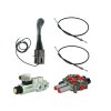 3-sekźnˇ sada hydraulick‚ho joysticku 1 tlaźˇtko + 2x 3m kabel + 2s rozdŘlovaź 60l + elektroventil 6/2 pro týetˇ sekci (drap k, krokoděl)