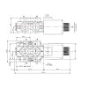 Hydraulick  sada 3sekźnˇ Joystick 1 tlaźˇtko + 2x 2m kabel + 2sek. rozdŘlovaź 90l + elektroventil 6/2 pro týetˇ sekci (drap k, krokoděl)