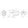 Zubov‚ hydraulick‚ źerpadlo + 3-f zově motor 380V 0,12kW v sadŘ se zvonkovou spojkou a zubovou spojkou, kapacita sady: 0,34L/min max. tlak: 12MPa