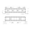 Pýesně ozubeně dŘliź pr…toku oleje GR10 4x1,2cm3 2xIN - 4xOUT bez vyrovn vacˇch ventil…. Rozsah vstupnˇho pr…toku oleje: 1,5 - 4,2L/min.