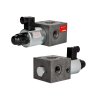 Elektricky ovl daně 3cestně hydraulickě ventil 3/2 z vity: 3/4" napŘtˇ: 12V pr…tok: 100L/min max. tlak: 350bar
