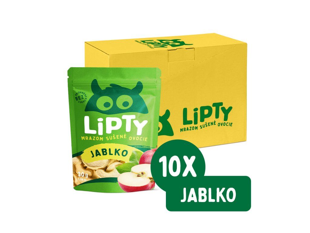 LIPTY mockup produktakrabica jablko