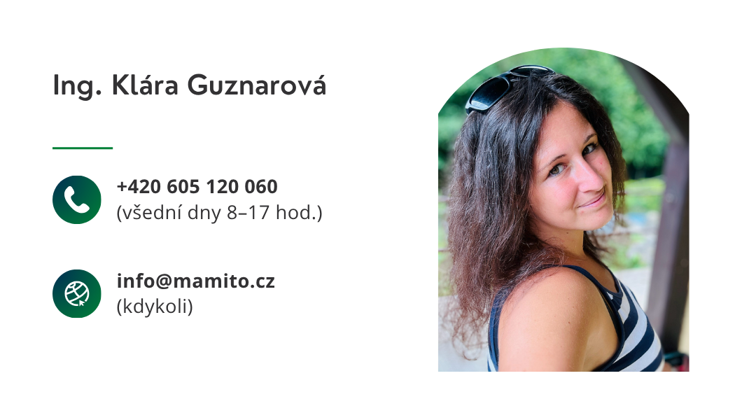 Vizitka Ing. Klára Guznarová