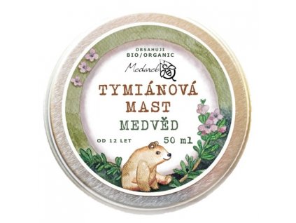 Tymiánová mast Medvěd 50 ml Medarek