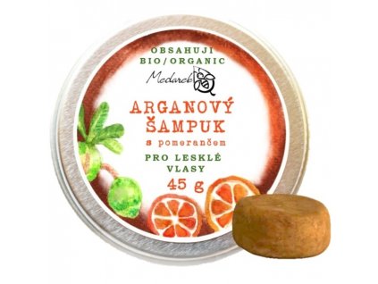 Arganový šampuk s pomerančem Medarek