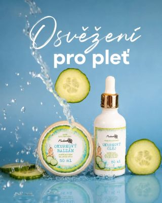 Vedro? Dopřejte pleti okurkové osvěžení. 🥒❄️ 💚🥒 Bio olej lisovaný ze semen okurky je lehký, rychle se vstřebává a je...