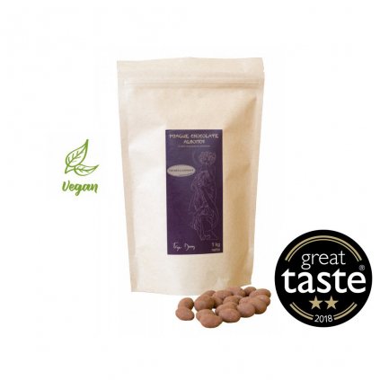 mandle v horke cokolade se skorici 1 kg