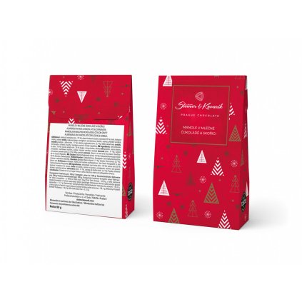 Vánoční mandle v mléčné čokoládě a skořici, 90g