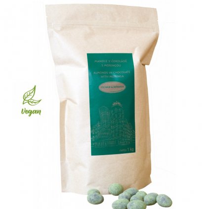 mandle v horke cokolade s moringou 1 kg