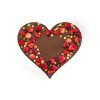 Velké srdce z hořké čokolády, 500g