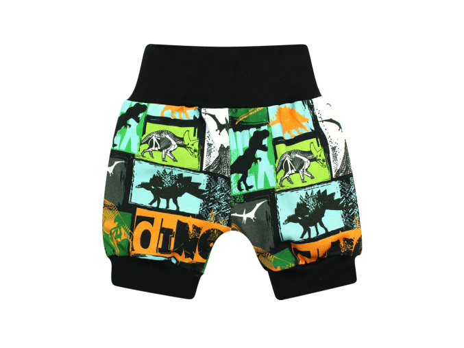 Chlapecké kraťasy pro miminko pumpky dinosauři