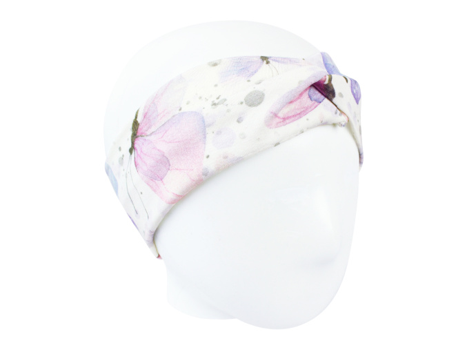 Dívčí čelenka fialoví motýlci