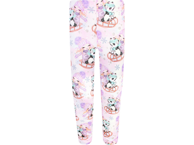 Dívčí legíny Pandy na sáňkách