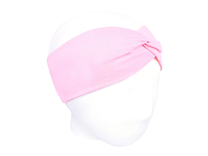 Dívčí světle růžová čelenka