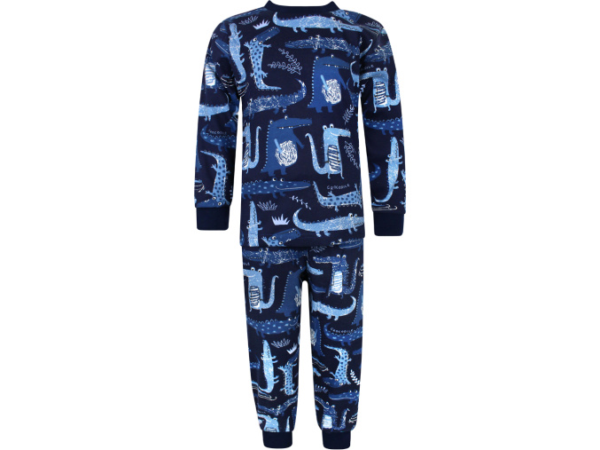 Chlapecké pyžamo s dlouhým rukávem krokodýli