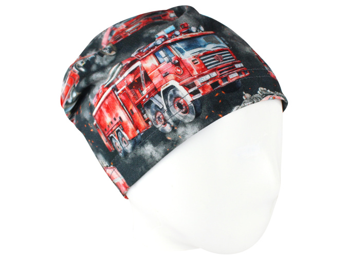 Chlapecká jarní podzimní čepice hasiči