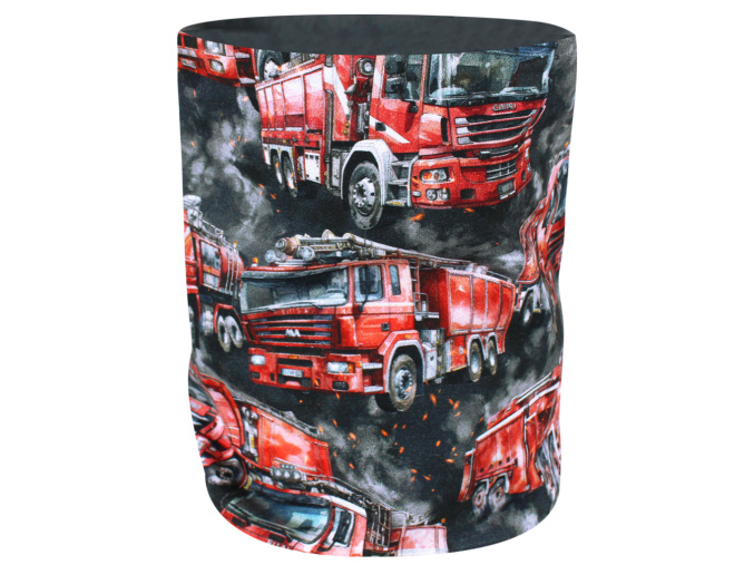 Dětský jarní podzimní nákrčník hasiči