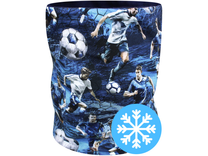 Chlapecký zimní nákrčník fotbal vločka