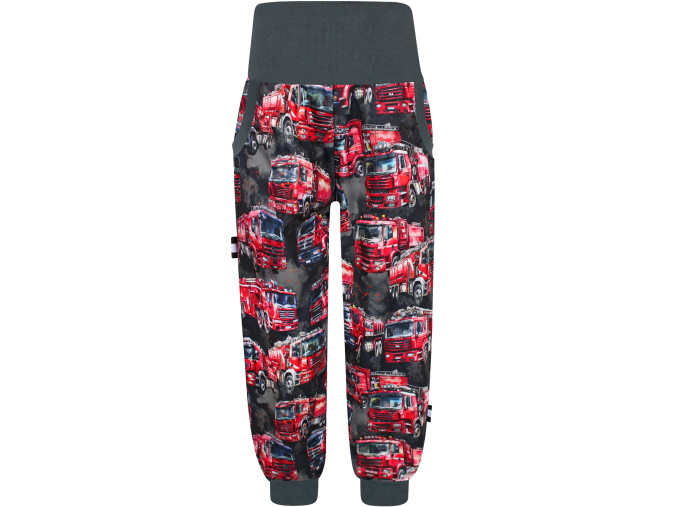 Chlapecké softshellové kalhoty hasiči